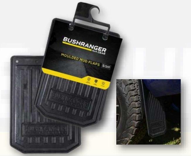 Bushranger MOULDED MUD FLAPS (LARGE)