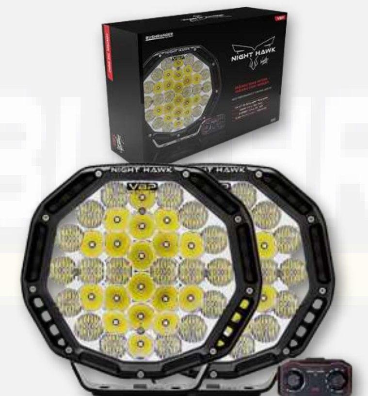 Bushranger Night Hawk VBP 9″ Driving Light Kit | Pair