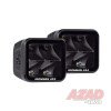 40W BRIGHT CUBE SPOT BEAM CUBE LIGHT - 81 X 75MM - CLEAR - PAIR
